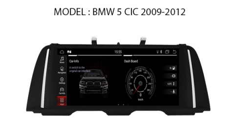 Màn hình DVD Android xe BMW 5 Series CIC F10 2009-2012 | Màn nguyên khối Flycar